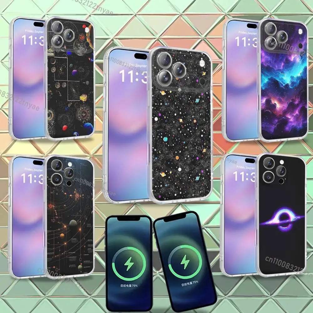 

Чехол для телефона Space For Galaxy Universe для iPhone 16, 14, 11, 17, 13, 15, 12, Air, Plus, Pro, Max, E, Mini, матовый, с поддержкой MagSafe Magnetic