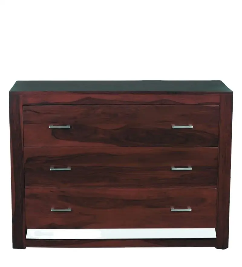 Z DU'S Modern Solid Wood Cabinet With 3-tier Storage, Natural Wood Grain, Elegant And Practical, High-quality And Eco-friendlyZ
