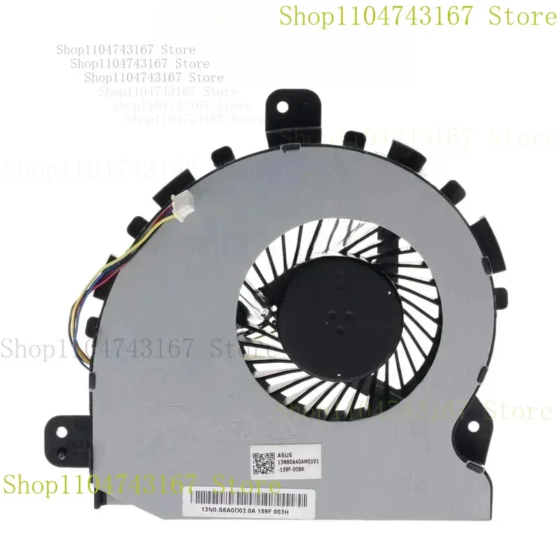 

For Asus ROG GL752V GL752VW Laptop Fan 13NB0A40AM0101 / 13N0-S6A0D02 NS85B04-15F16 CPU Cooler Fan