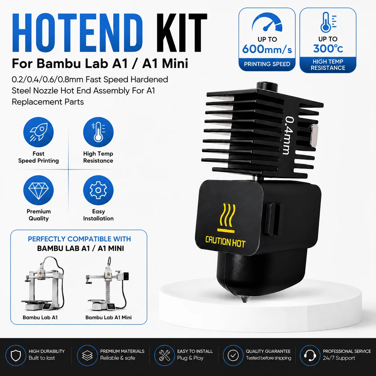 ชุดฮอตเอนด์สำหรับ Bambu Lab A1 - 3D Printing Bambu Lab A1 บทวิจารณ์และราคา