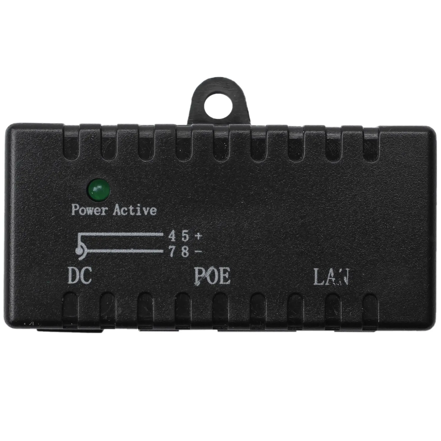 Injector Poe Passivo para Rede IP, Adaptador, Divisor, Conector, Rj45, DC, 5.5mm x 2.1mm Input