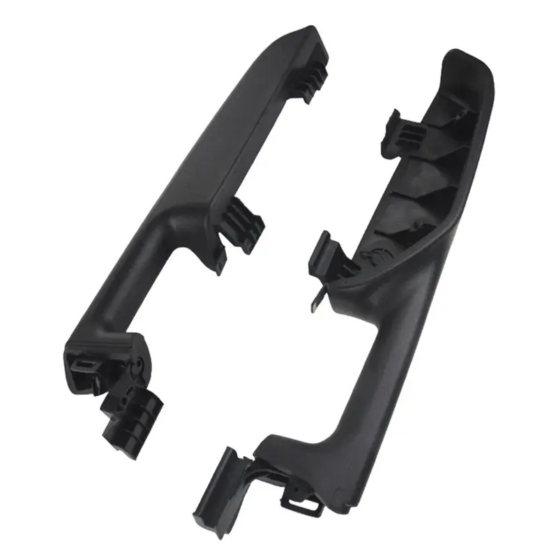 

Leading-Armrest Handle Base Plate Cover 1Pair Black Front Door 15703701 15703702 For Chevy Suburban Tahoe GMC Yukon 1999-2006