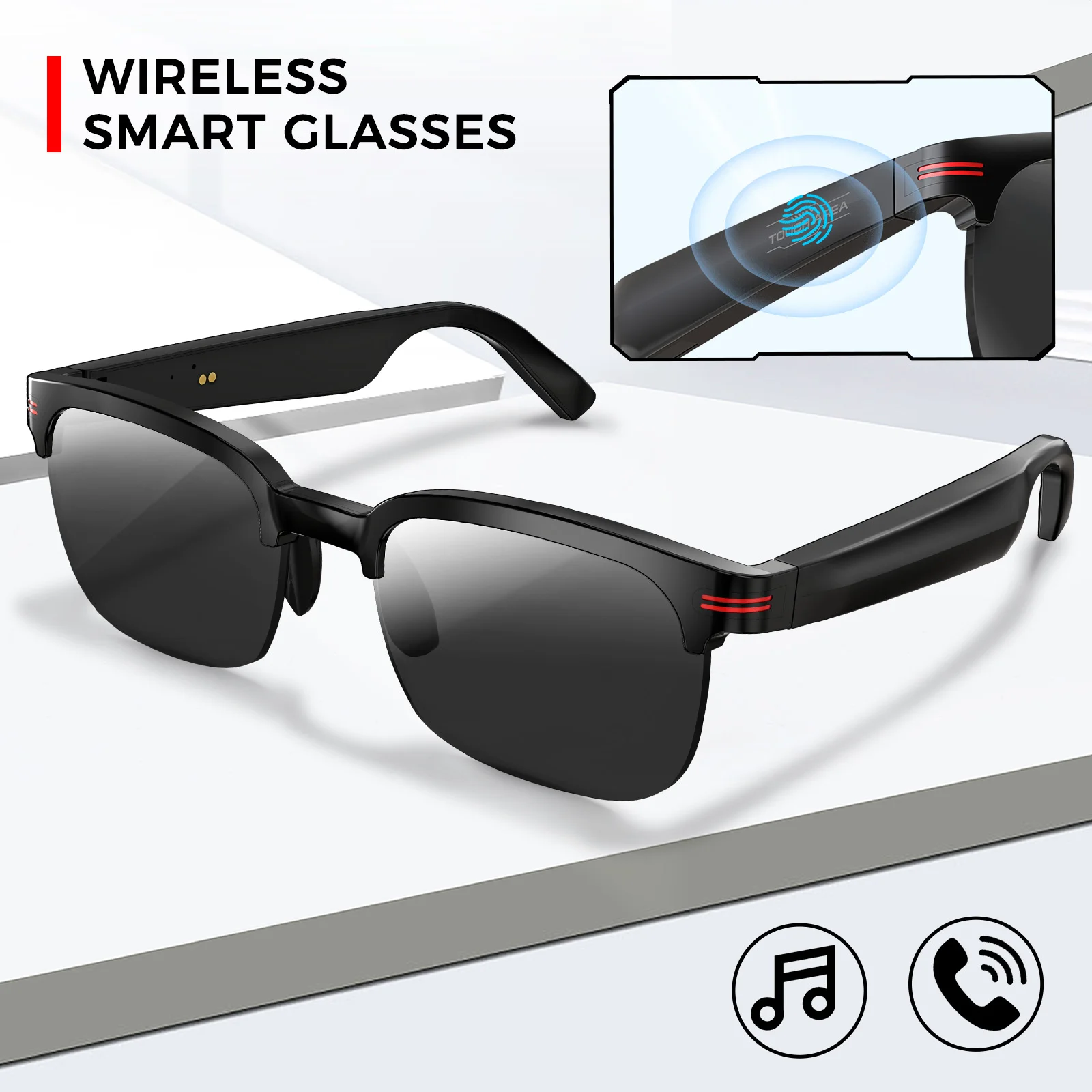 INEYES новые умные очки для мужчин и женщин Bluetooth-очки могут ответить/отклонить управление вызовом музыка защита от ультрафиолета поляризационные солнцезащитные очки