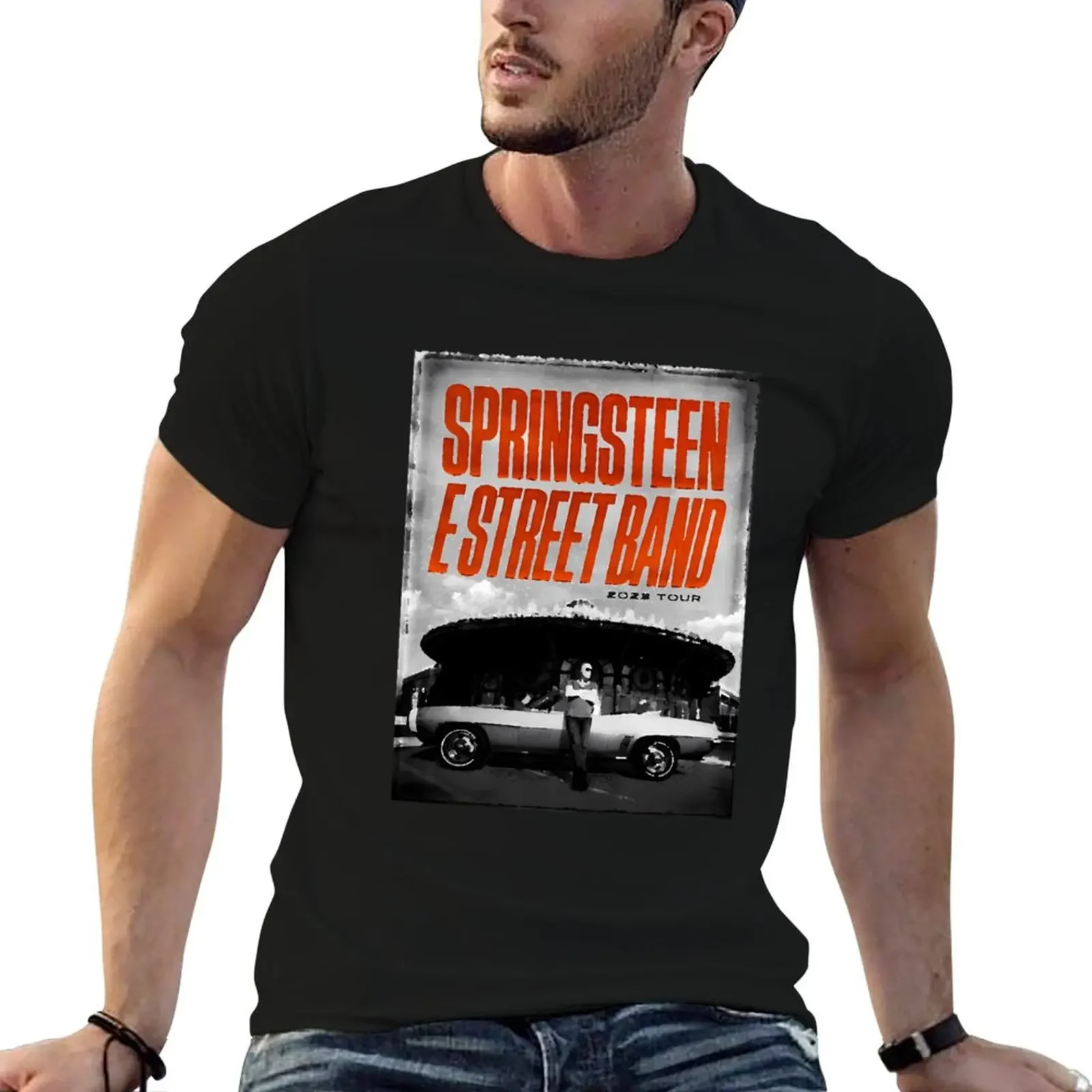 

Springsteen Estreet Band Zozz Tour Tri-blend T-Shirt custom t shirt shirts graphic cotton t shirt men