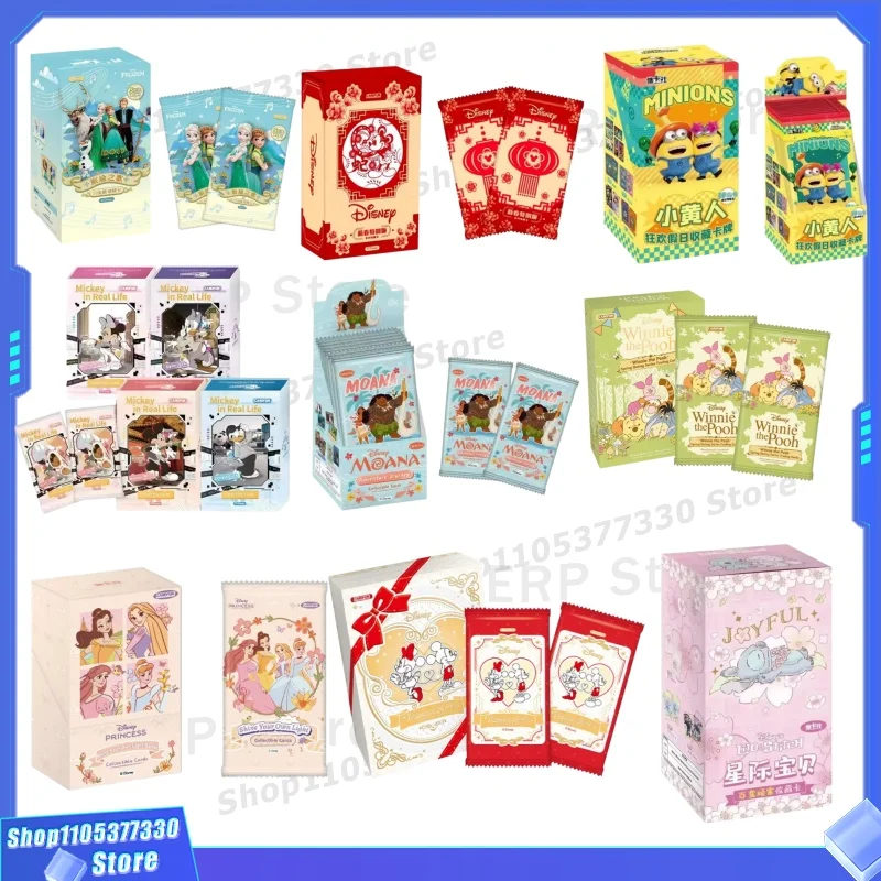 

Disney Princess Magic Fairy Tale Series Cards Genuine Collectible Anime Cartoon Character Toy for Cinderella And Snow White