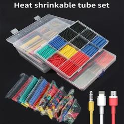 Kit de tubos termorretráctiles de Tubo termoretractil, paquete surtido de tubos termorretráctiles, aislamiento diy termoretractil para cables