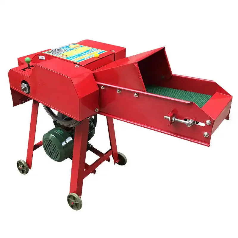 Dry and Wet Guillotine Machine Small Grass Cutter Grass Crusher Straw Feed Crusher Cattle and Sheep Breeding Household Special