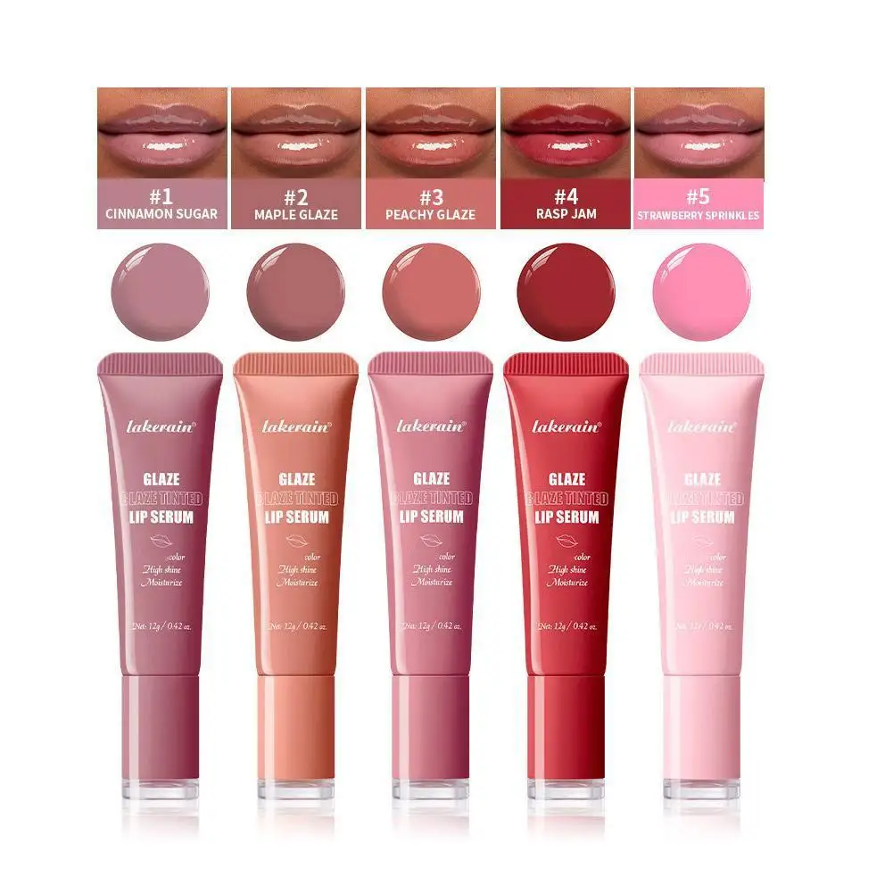 Brillo de labios, bálsamo brillante, crema hidratante de labios teñida, reparación nutritiva, tinte de labios, Gel líquido brillante, cuidado hidratante de labios