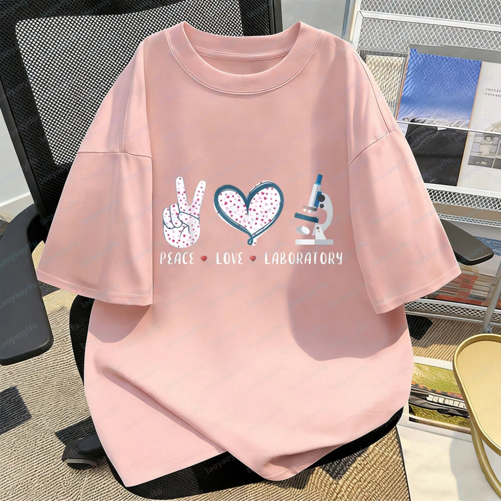 Lab Worker T-shirt Peace Love - Medical Lab Worker recensie en prijs