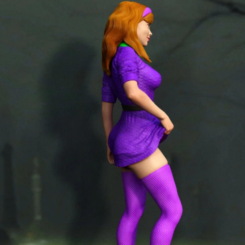 Daphne Girl Nsfw フル樹脂フィギュアモデルキット 1/24 スケール 75 ミリメートル組み立てるミニチュア未組み立て未塗装ジオラマおもちゃ