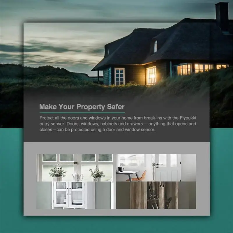 Door Window Alarm Magnetic Sensor Door Window Alarm For Kids Magnetic Alarm Door Sensor Door Ringer Chime Entry Alert Chime For