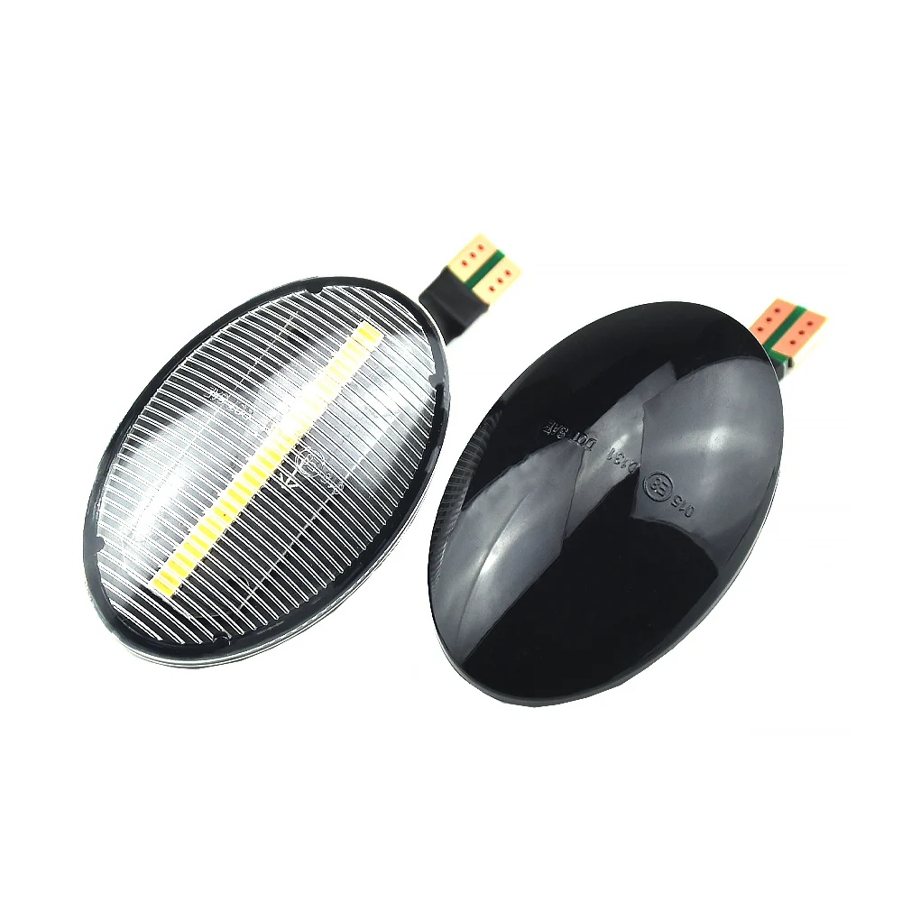 For Opel Corsa B 1993-2020 Combo C 20012002 2003 2004- 2011 2Pieces Led Dynamic Side Marker Lamps Indicator Turn Signal Light