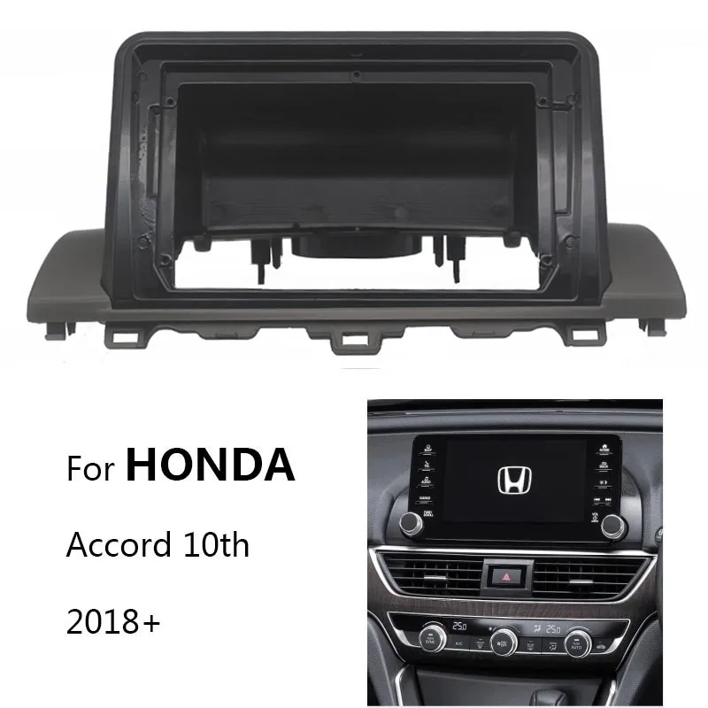 

9-дюймовая автомобильная радиоприемная панель для HONDA Accord 10th 2018 2019 2020, комплект рамки для автостерео, лицевая панель, лицевая панель
