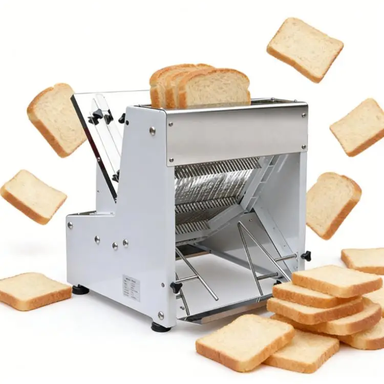 

-For Wholesale Commercial Semi-Automatic Bread Slicer Motor 30pcs/Min High Efficiency Stainless Steel Competitive Price Brand^