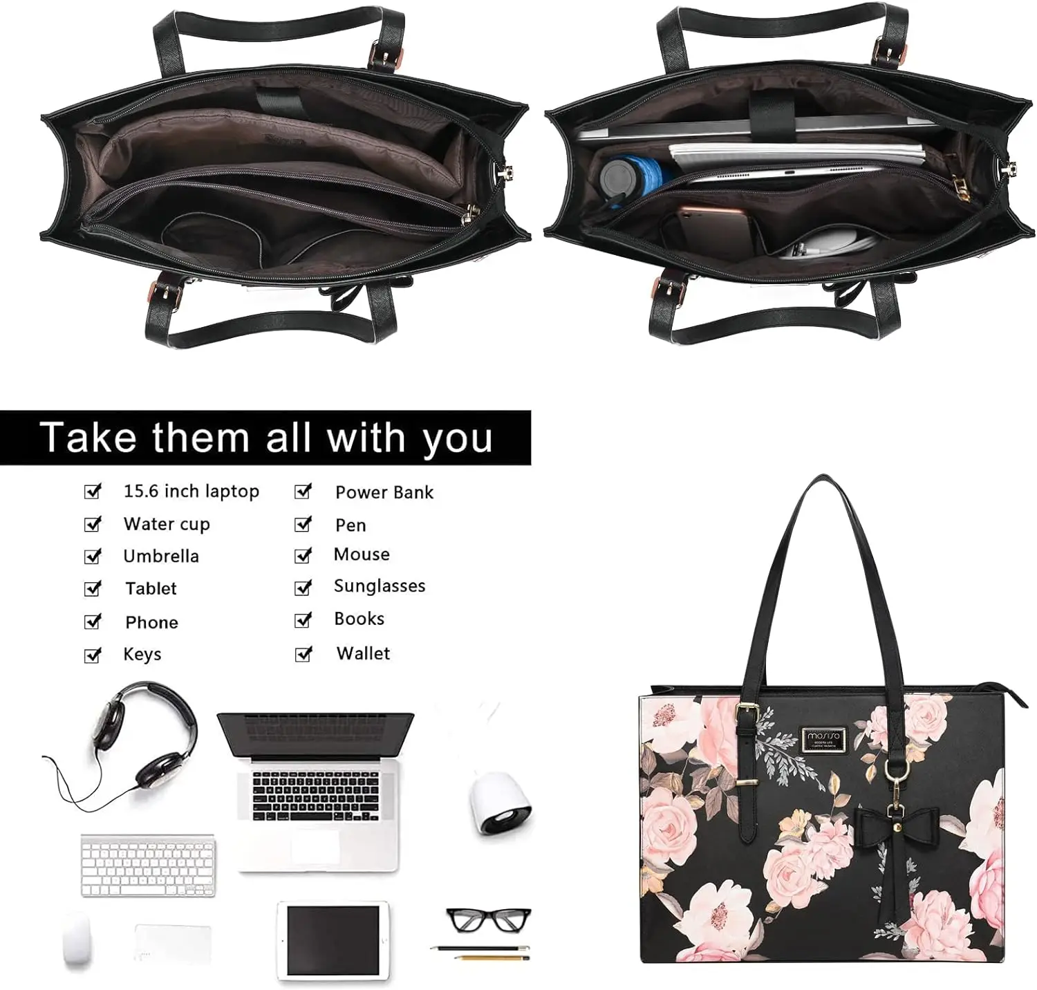 Waterproof PU Leather Laptop Bag MacBook Air 15 inch M2 A2941 2023 2024 Pro 16 inch M3 A2991 M1 Large Capacity Work Travel Case