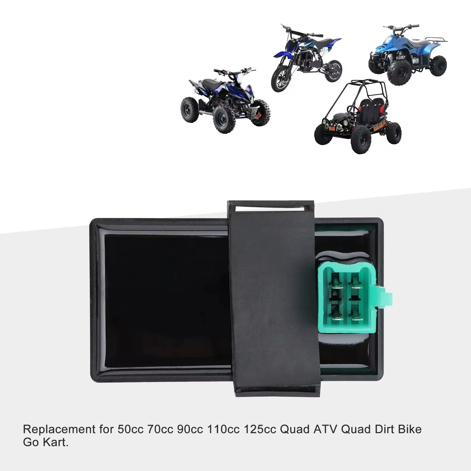 شعاع منحني للدراجات النارية ، إكسسوارات سيارة ، مشعل تيار مستمر بأربعة مسامير ، Lifan LF110 DY Dayang من Jialing 70 Jetta