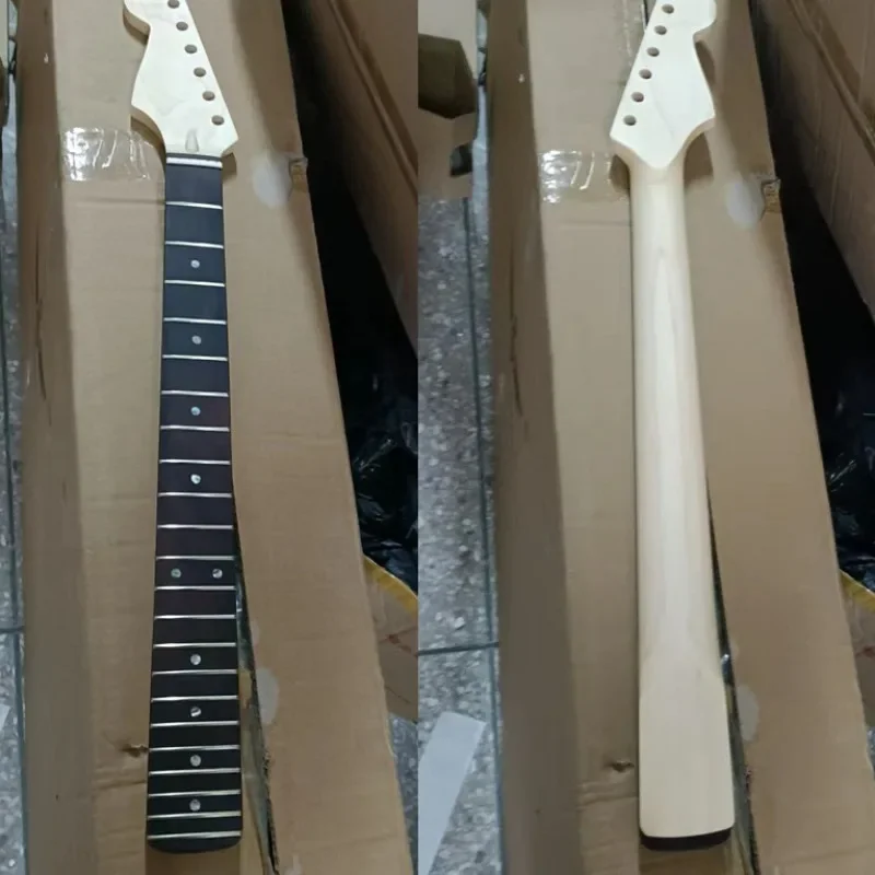 Left hand ST neck electric guitar backhand handle rose wood fretboard 22 frets plus maple matte guitar accessories DIY