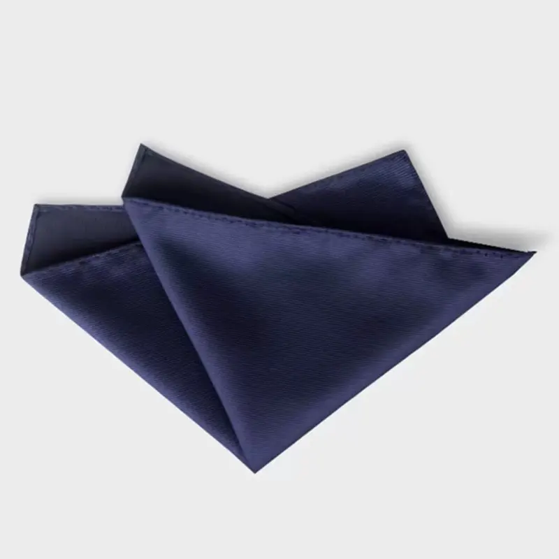 رجل الصلبة عادي الساتان منديل رجل جيب مربع أزياء عارضة المنديل دعوى مكتب الزفاف