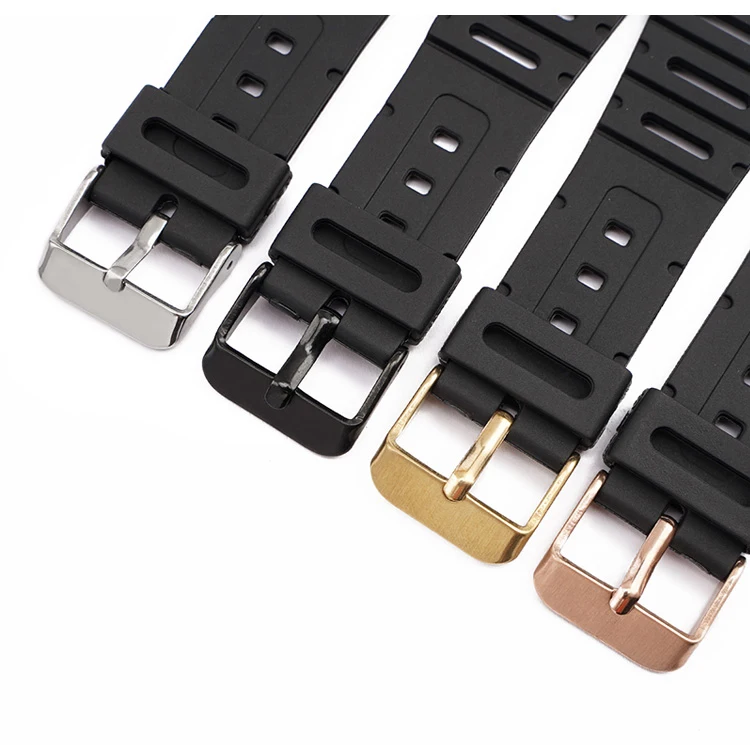 Weiches Uhrenarmband für Casio Uhren CA-53W CA-61W FT-100W W-520U W-720G TPU 18mm 20mm Armband FT100W – Detail 2
