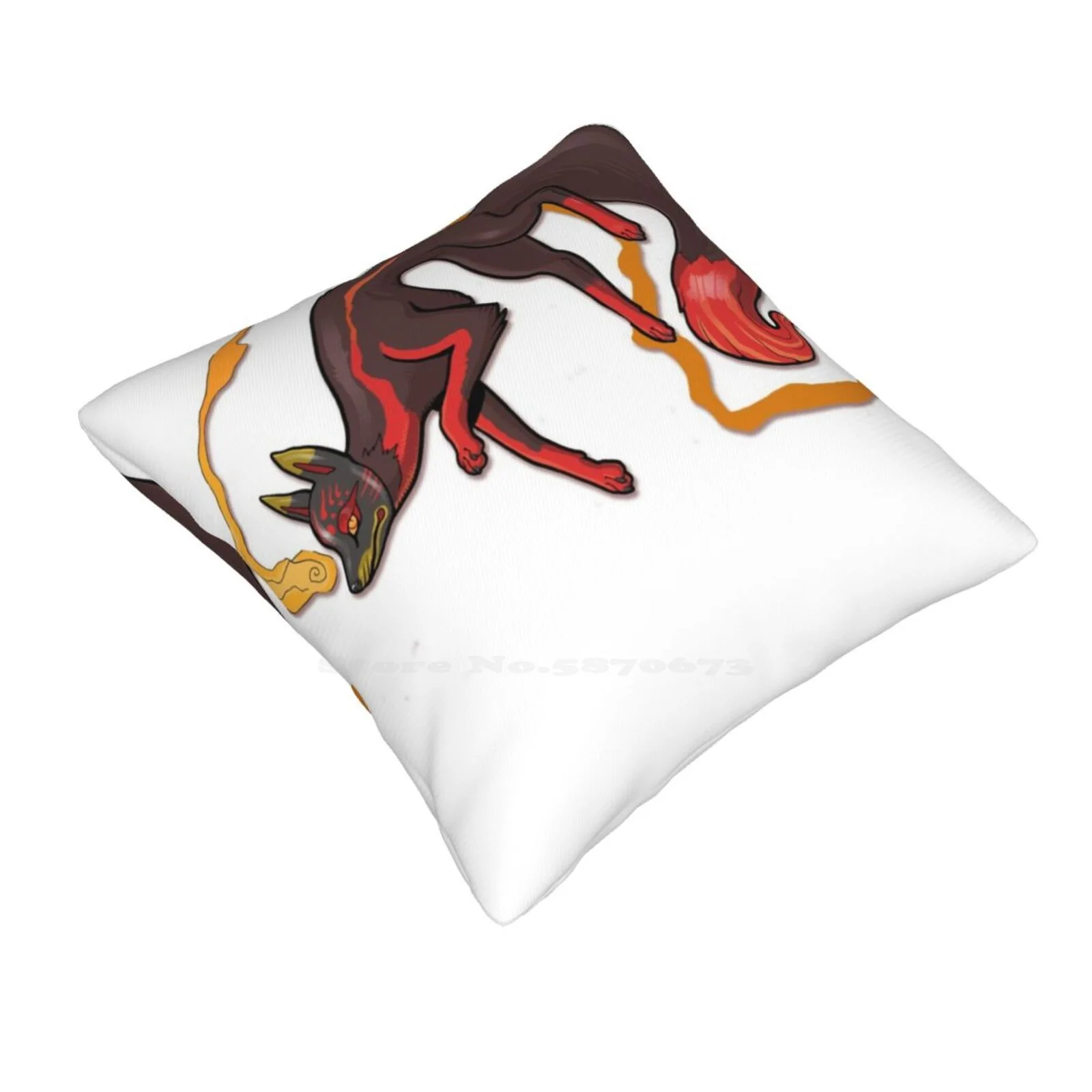 Bedroom Office Hug Pillowcase Fox Yokai Missmonster