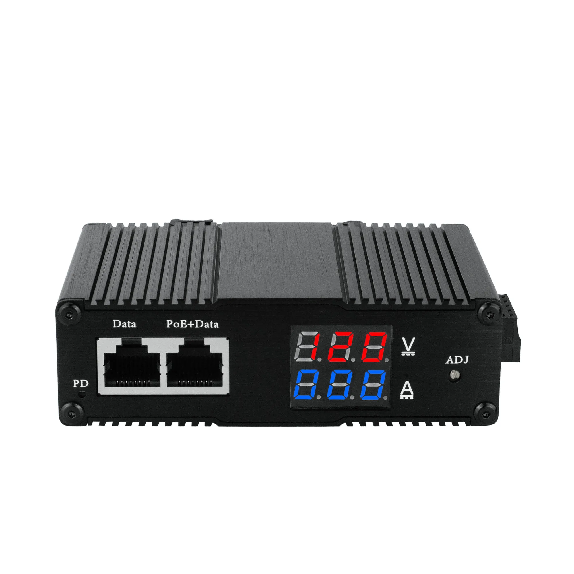 산업용 기가비트 전원 이더넷 어댑터, DC 출력 PoE 분배기, IEEE802.3at/bt, 30W/95W 입력, 5 V, 12 V, 19 V, 24 V, 36V