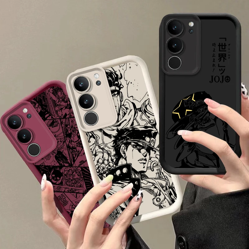 JOJO Anime Kujo Jotaro For Samsung Galaxy S24 S23 S22 S21 S20 FE Ultra Plus S10 Lite 5G  Eye Ladder Phone Case