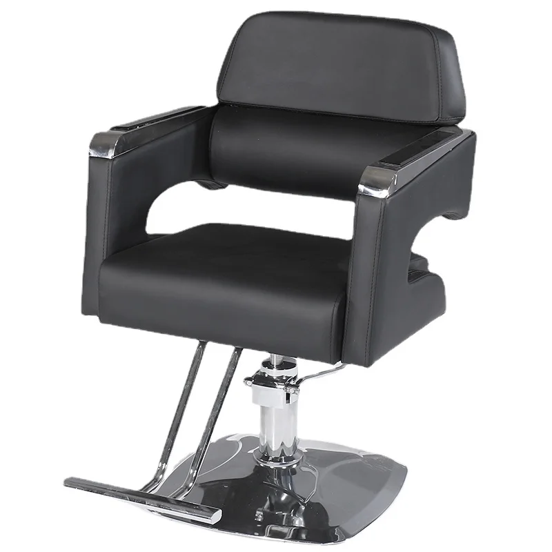 Personalized Balck Barber Chair Luxury Rotate Chair Women Designed Barber Chair Tattoo Silla De Barbero Commercial Furniture