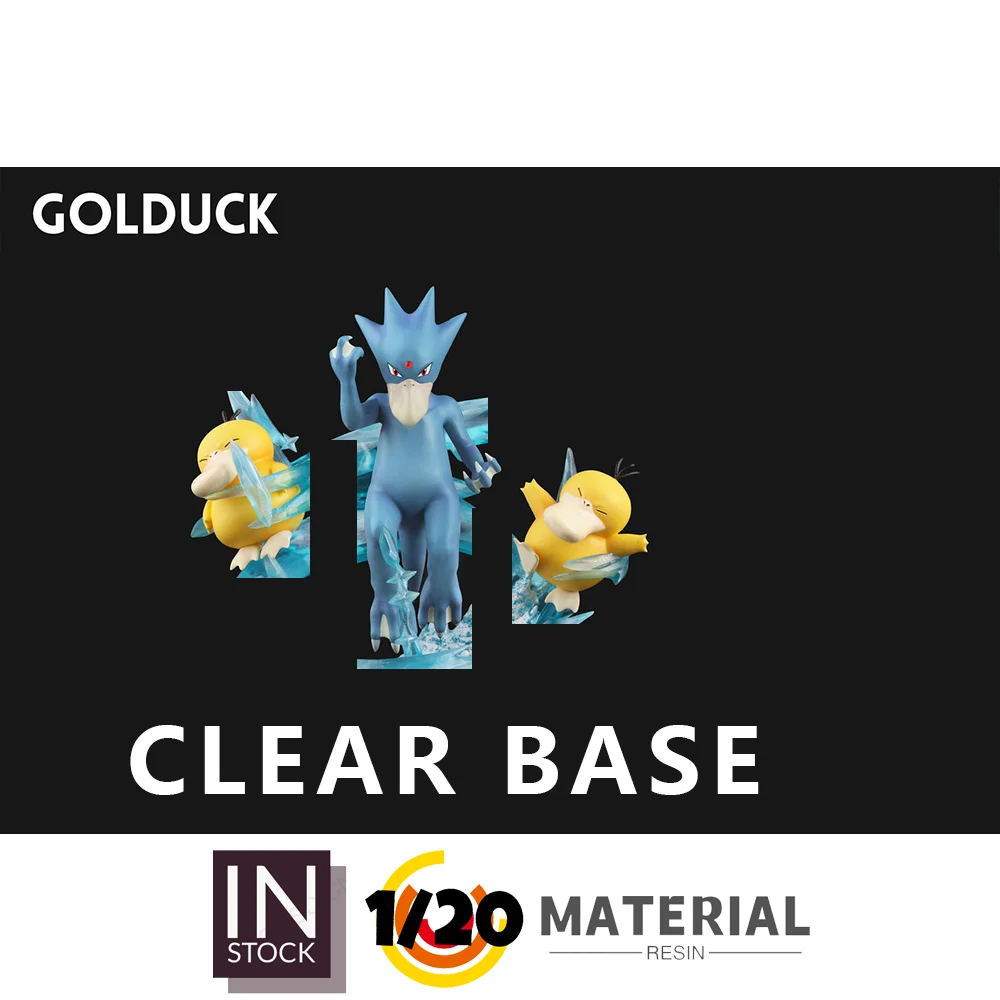 [PREORDER] 1/20 Resin Figure [WONDER] - Psyduck & Golduck Clear base