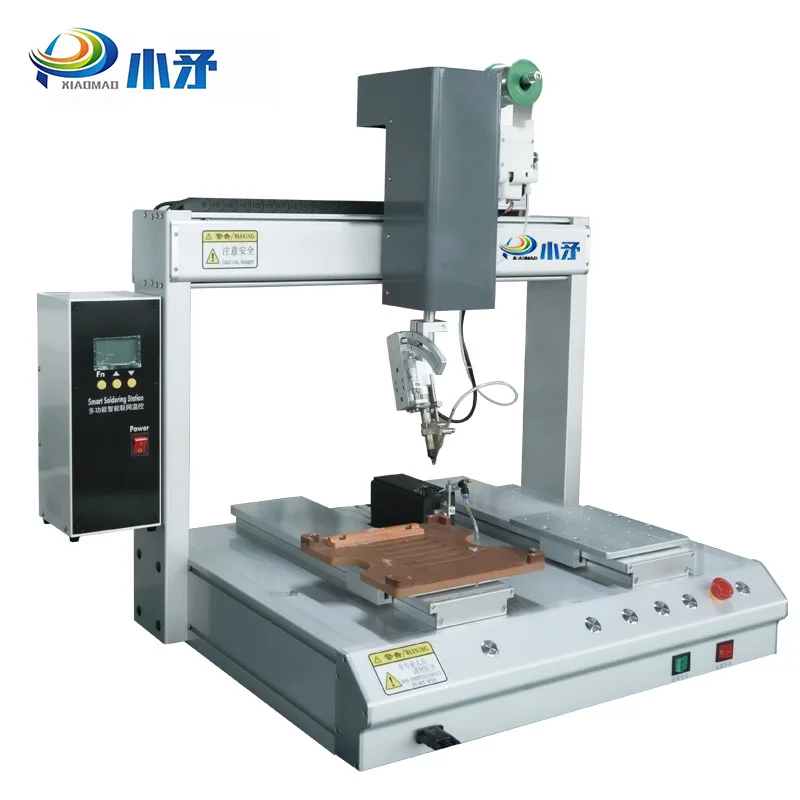 

Custom Configuration PCB board Solder Robot Dip Strips Spot Welding Four Axis Automatic Soldering Machine