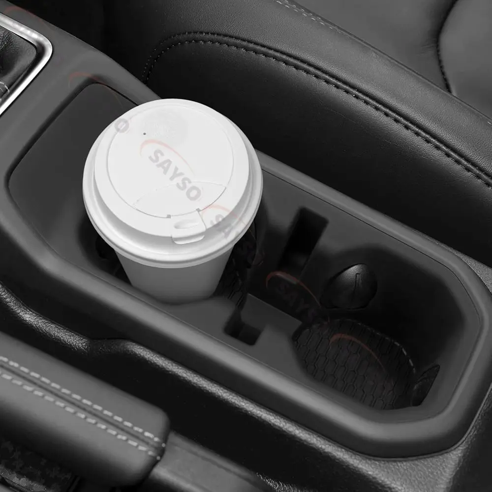 Silikon Rutschfeste Mittelkonsolen-Getränkehalter-Einsätze für Jeep Wrangler JL/JLU 4XE 2018-2025 & Gladiator JT 2020-2025 Getränkehalter – Detail 5