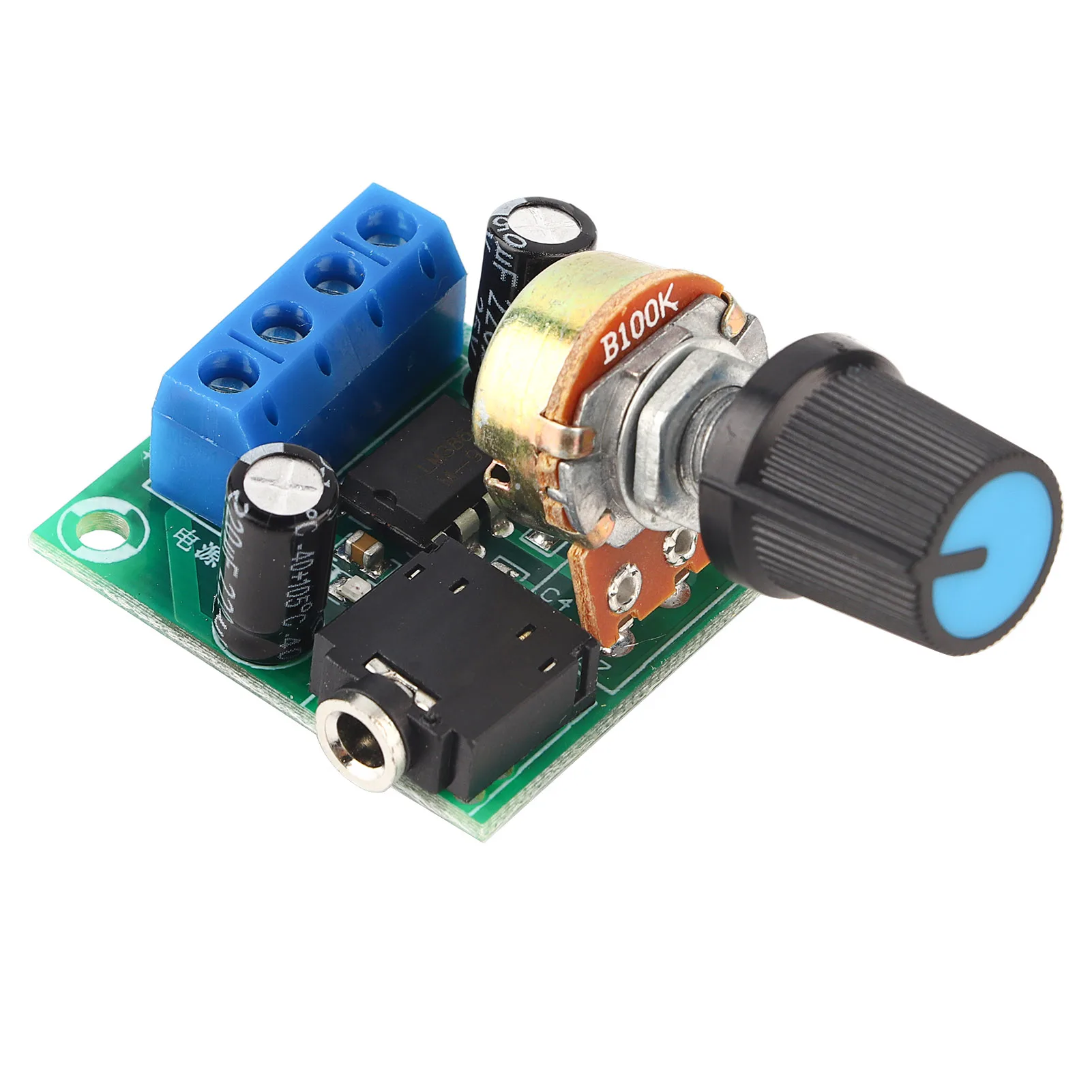 

Плата усилителя мощности 1 * LM386 Super MINI, модуль усилителя звука 3В-12В для динамиков