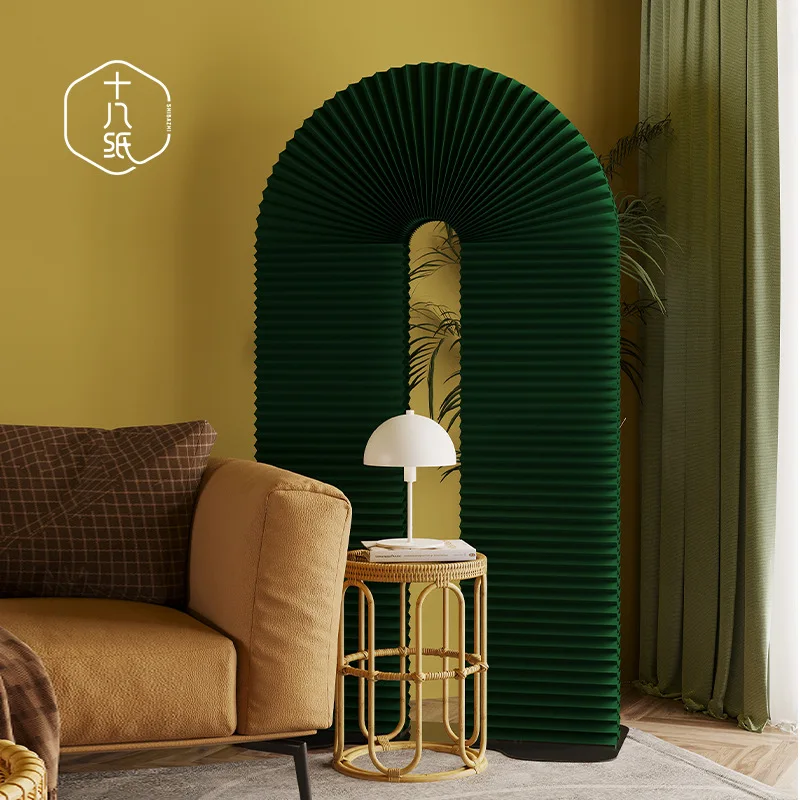 Eighteen Paper Office Partition, Wrought Iron Screen, Partition, Railing, Living Room, Foyer, Entrance Hall Decoration, Simple M
