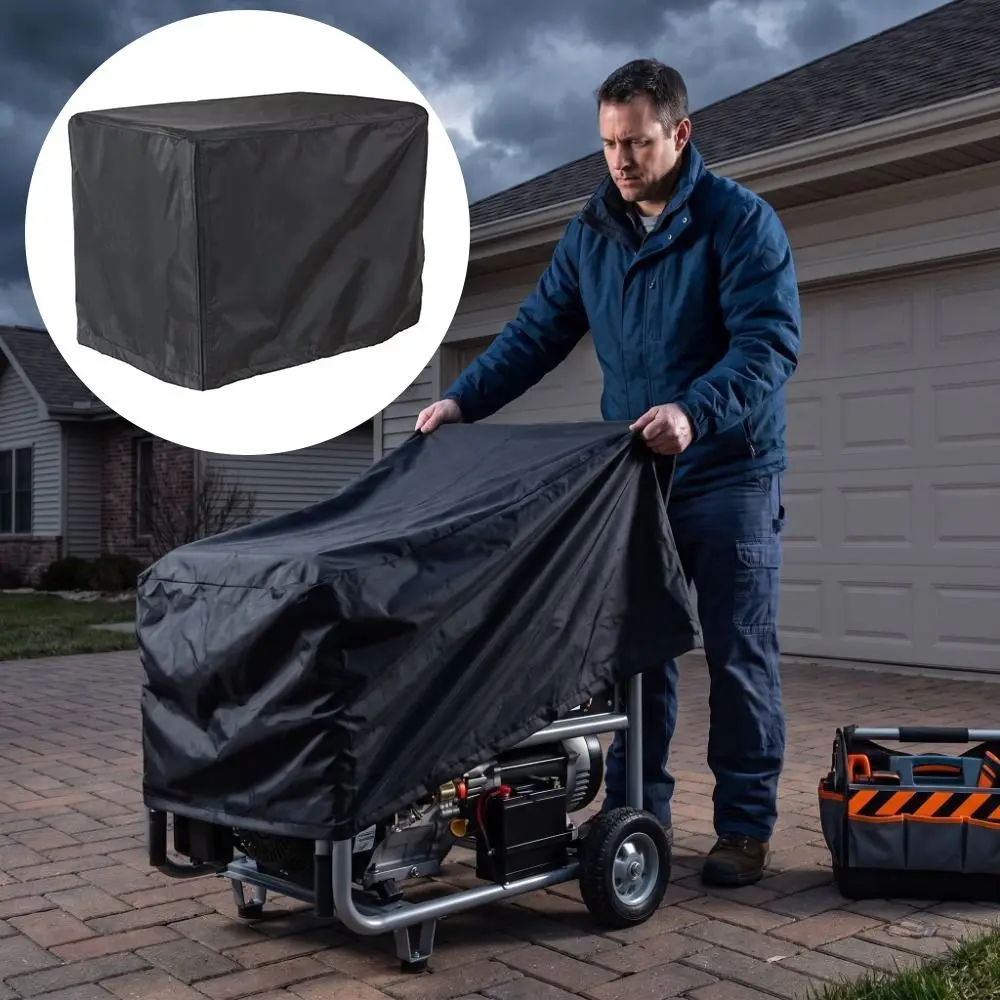 Waterproof Generator Cover Dustproof Tear Resistant Universal Generator Cover UV Resistant Heavy-Duty Waterproof Generator Cover