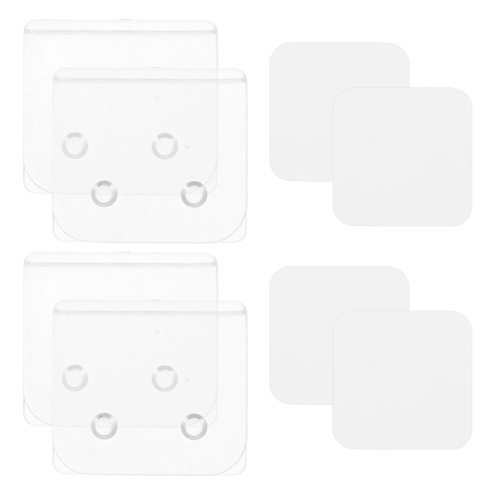 

4Pcs Curtain Fixer Clips Easy Install No Drill Shower Splash Guard Retainer for Tub Rv Bath Waterproof Curtain Fastening Clasp