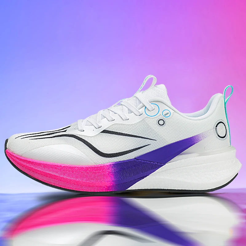 

Мужская спортивная обувь, легкие гоночные кроссовки из карбоновой пластины, зимняя амортизация, противоскользящие, износостойкие, дышащие.