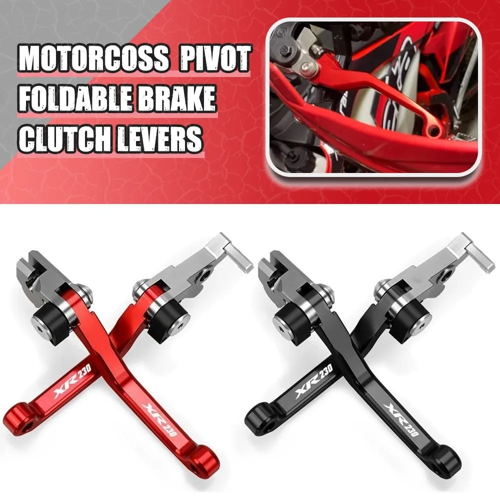 

Dirt Bike For HONDA XR230 XR250 XR400 MOTARD XR650R Motorcoss Pit Dirt Bike Pivot Foldable Brake Clutch Levers Brake Levers XR