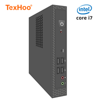 TexHoo Mini PC Computer Intel Core i7 i5 Processador ITX Windows 10 Pro Thin Client Industry COM SSD Bluetooth WIFI Brand New