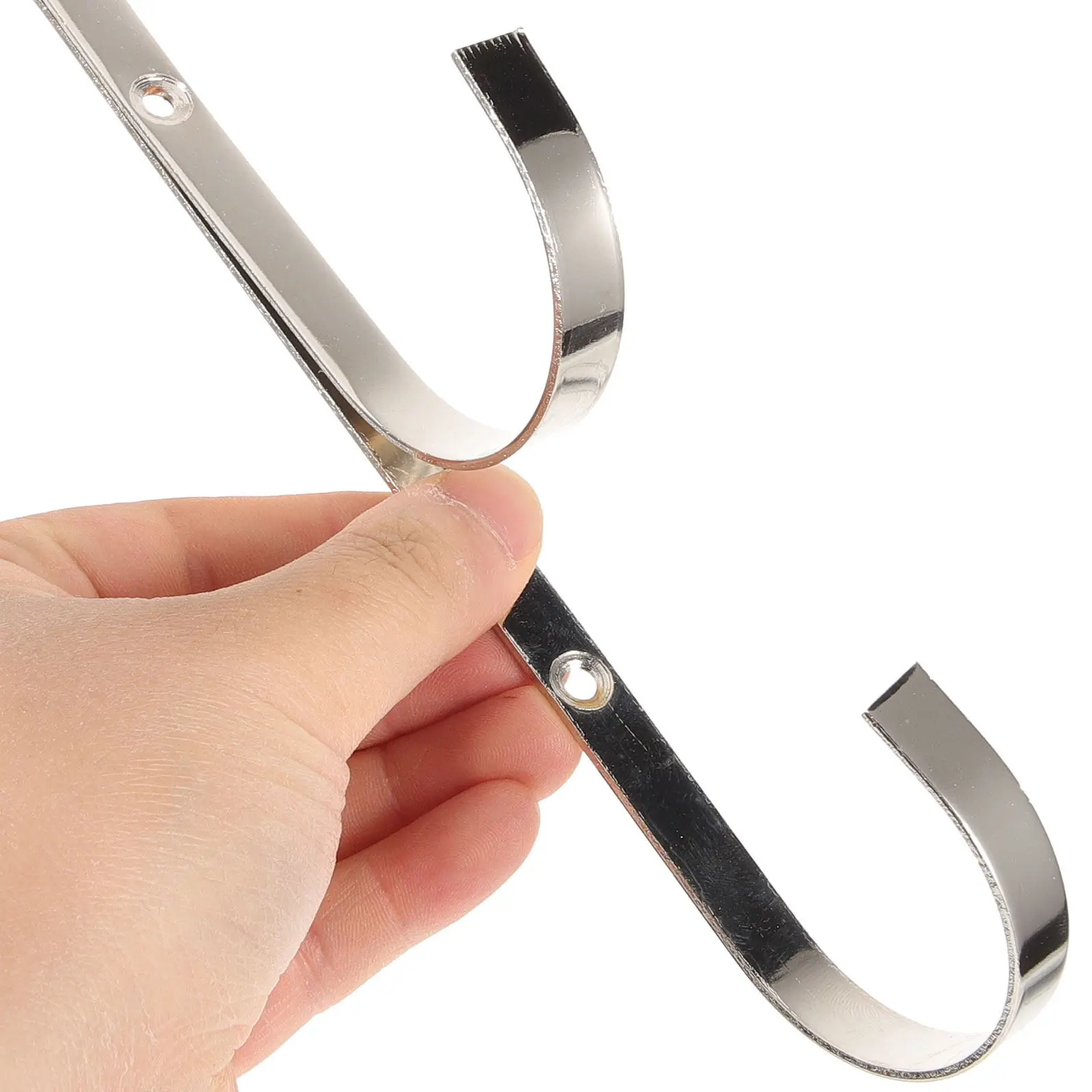 

Набор из 4 металлических настенных крючков с двойным креплением для бассейна, для хранения полотенец и одежды на открытом воздухе, аксессуары для бассейна