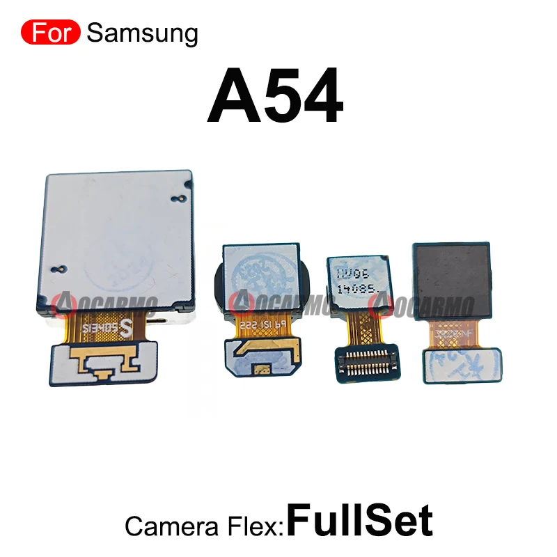 For Samsung Galaxy A54 Front Camera Rear Macro Wide Back Main Camera Flex Module Replacement Parts