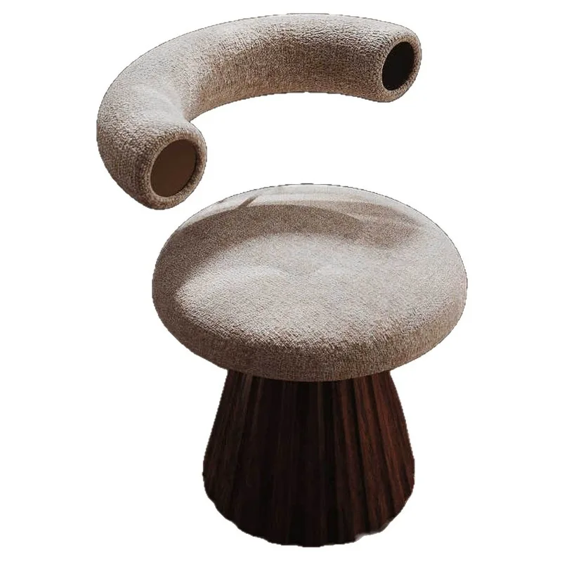 

Italian minimalist makeup dressing stool, rotating desk chair creativity, French retro princess chair