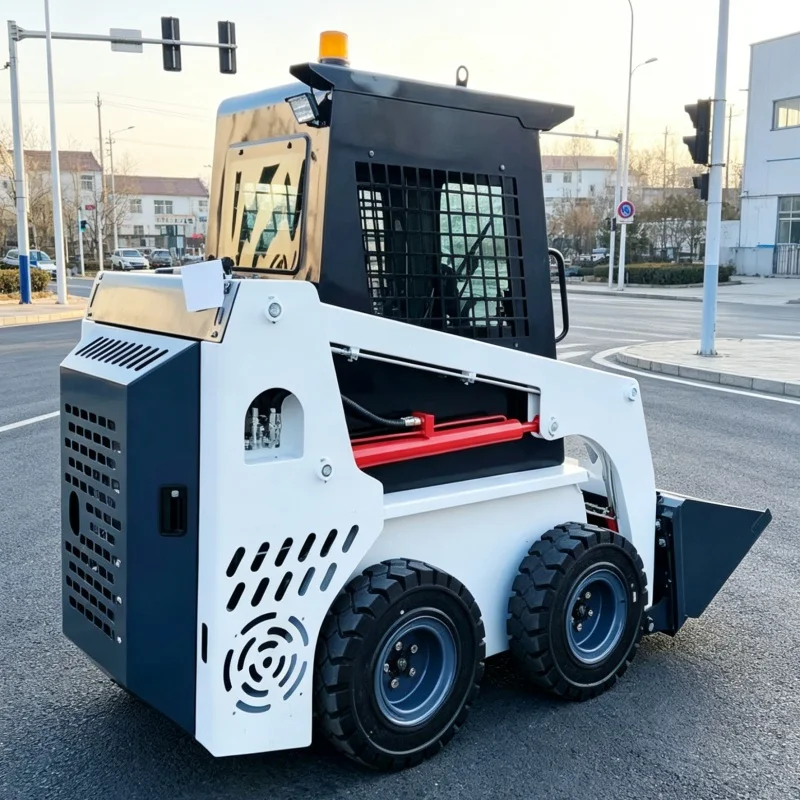 

Customized CE/EMC Skid Steer Loader, Construction Skid Steer Transporter, Multifunctional Agricultural Skid Steer Equipment