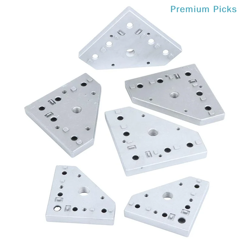 portable3030 4040 Swivel Caster Mouting Plate Aluminum Alloy Profile End ConnectionPlate