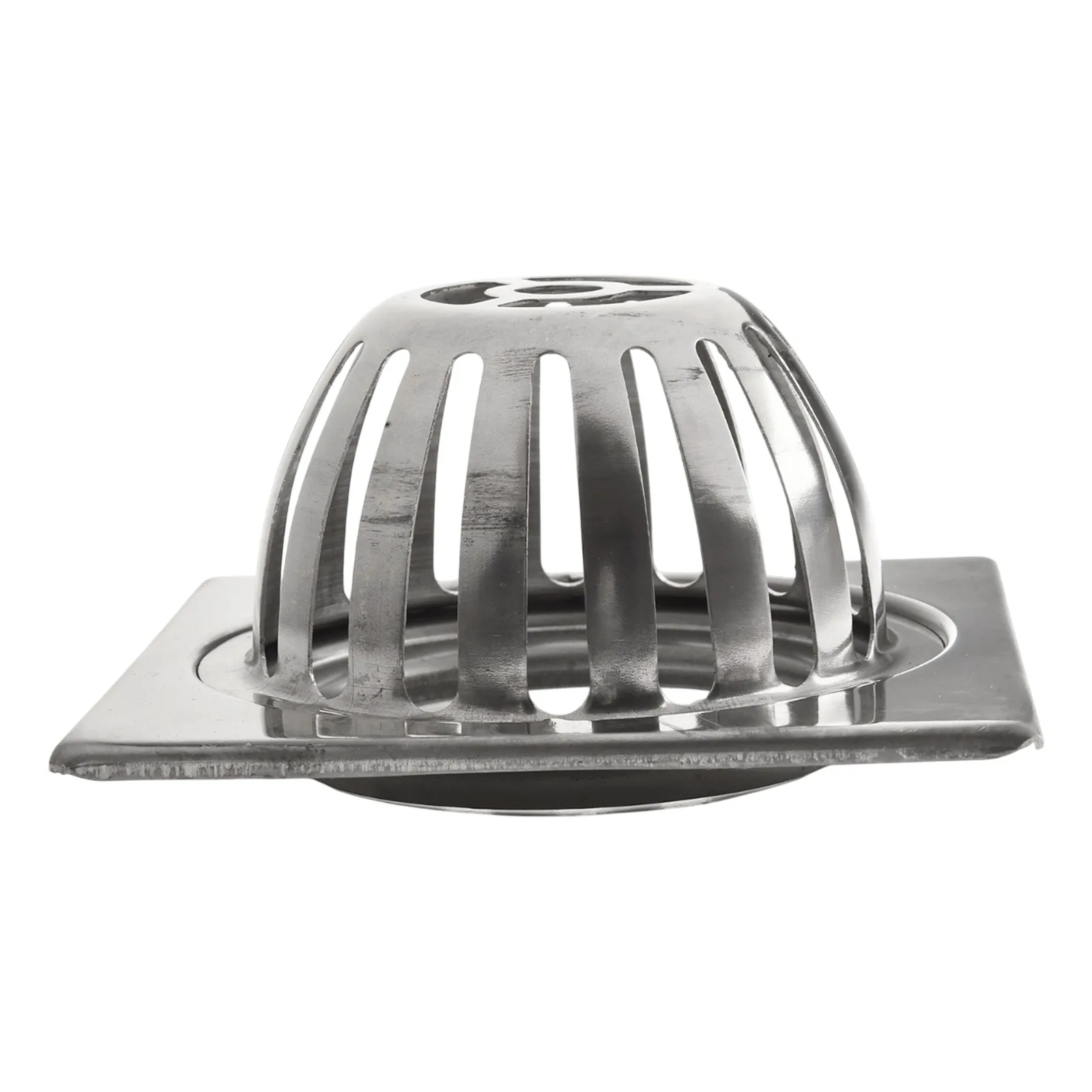 Stainless Steel Balcony Floor Drain Cover for Roof and Bathroom Drain Systems Protects Against Water and Debris Blockage
