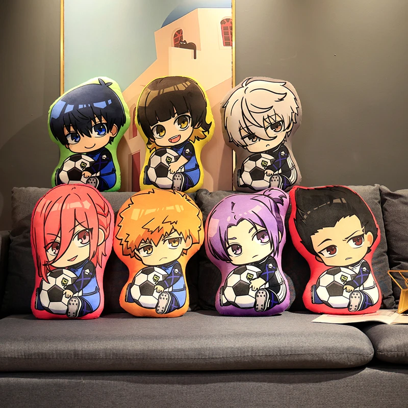 Blue Prison Figure Plush Toy Pillow 1 Spring Sitting Position Isagi Yoichi Bachira Meguru Nagi Seishiro Itoshi Rin Sae Blue Lock