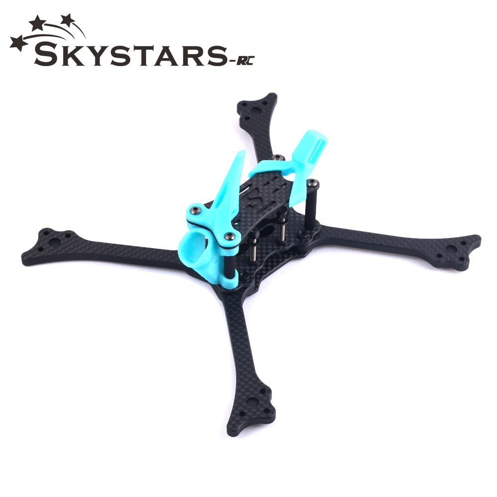 Skystars Bolt5 200mm 5 Inch FPV T700 Carbon Frame 5mm Arm Support 22-23-24 Motor Propeller for PFV Racing Drone RC Quad