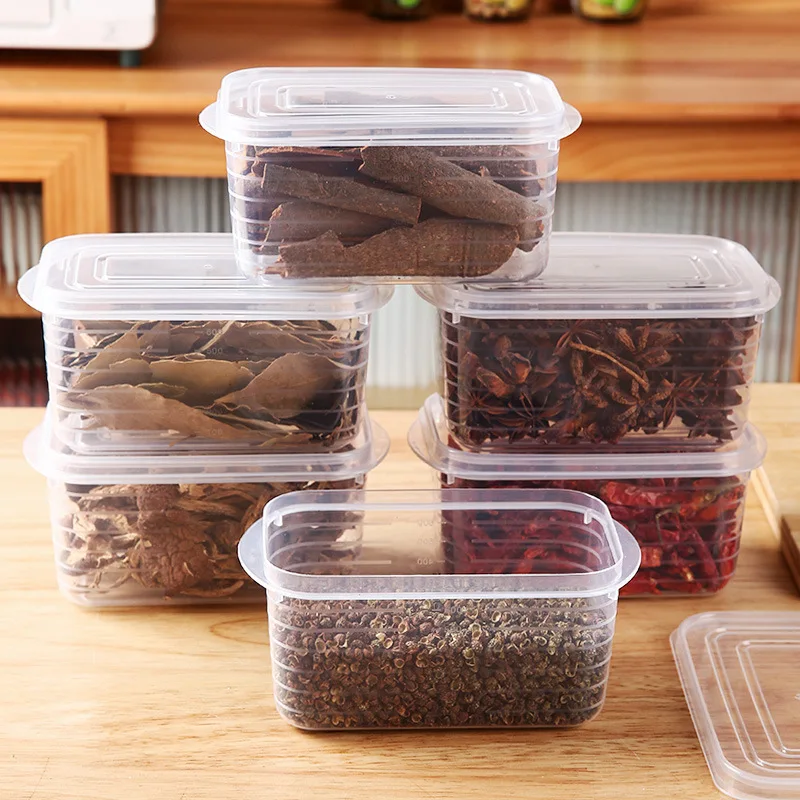 Refrigerator Meat Box Food Fresh-Keeping Box Refrigerator Storage Box Food Grade Freezing Jars Kitchen Food Storage Containers