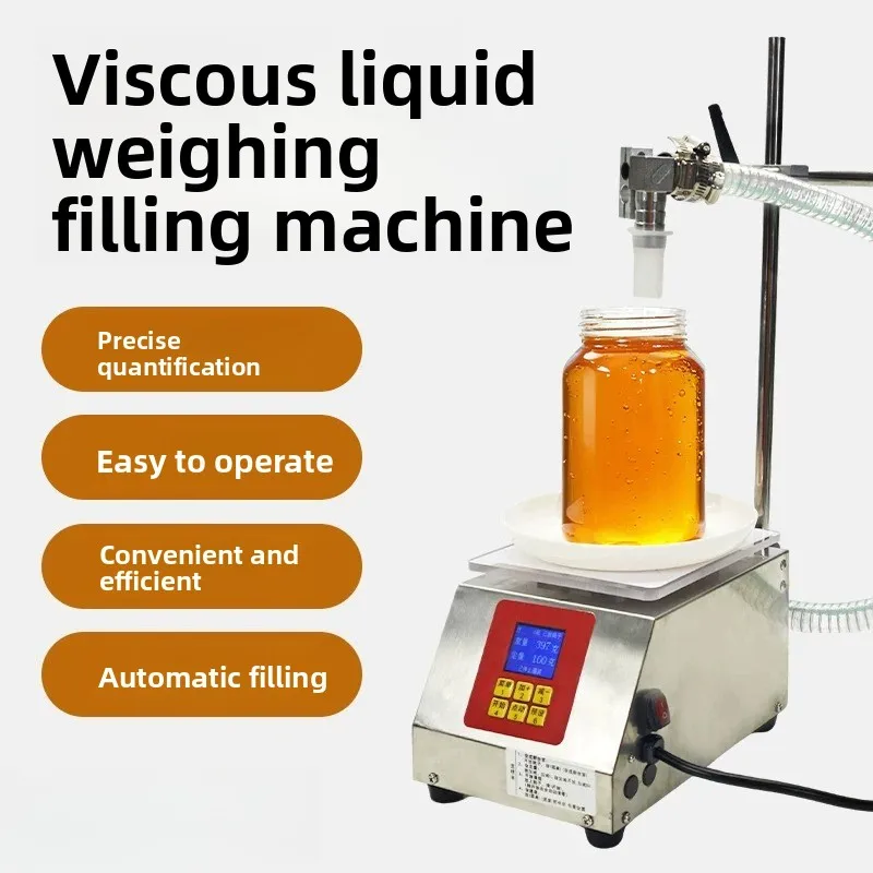 Viscous Liquid Filling Machine Honey Shampoo Tomato Sauce Ketchup Paste Gear Pump Automatic