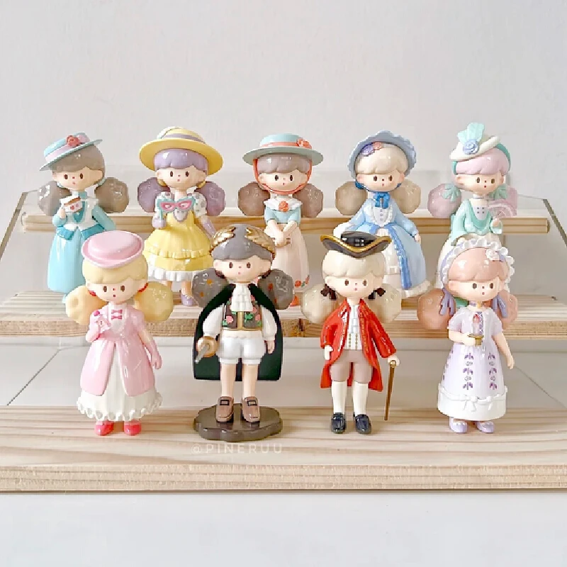 

Genuine Molinta V1 -V10 Retro Dressing Series Blind Box Academy Series Mystery Box Girl Cute Trendy Toy Anime Figure Gift Girl