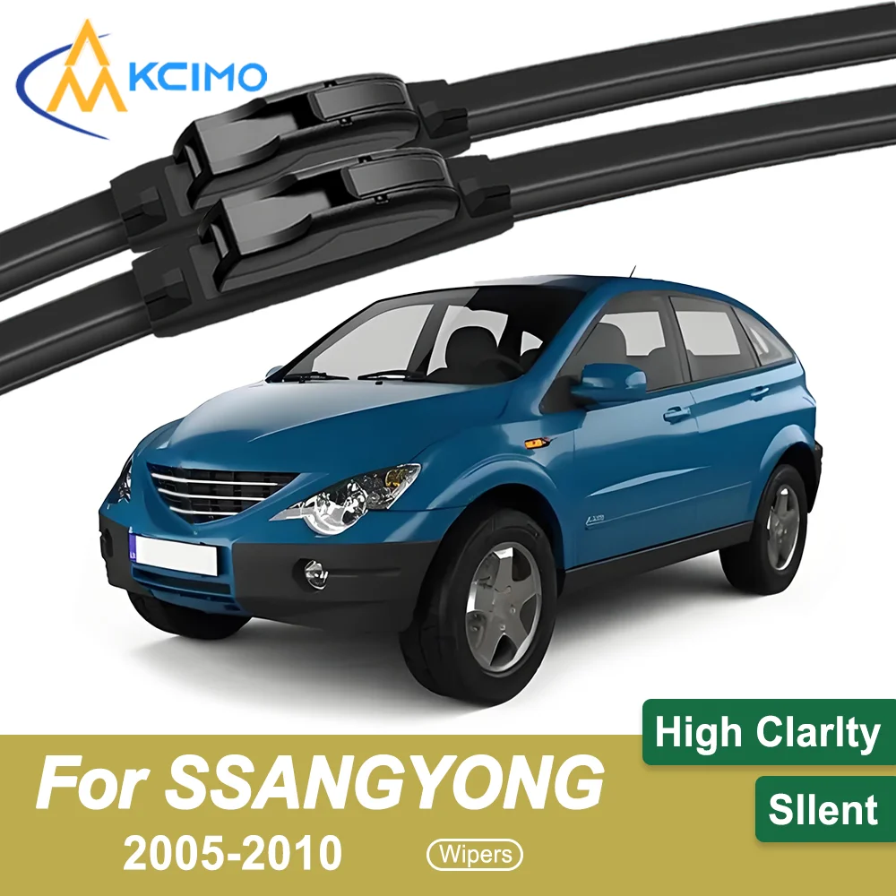 

2-Pack Superior Wiper Blades for SSANGYONG Actyon SUV 2005-2010 All-Season Durable Quiet Wiping Uninterrupted Visibility