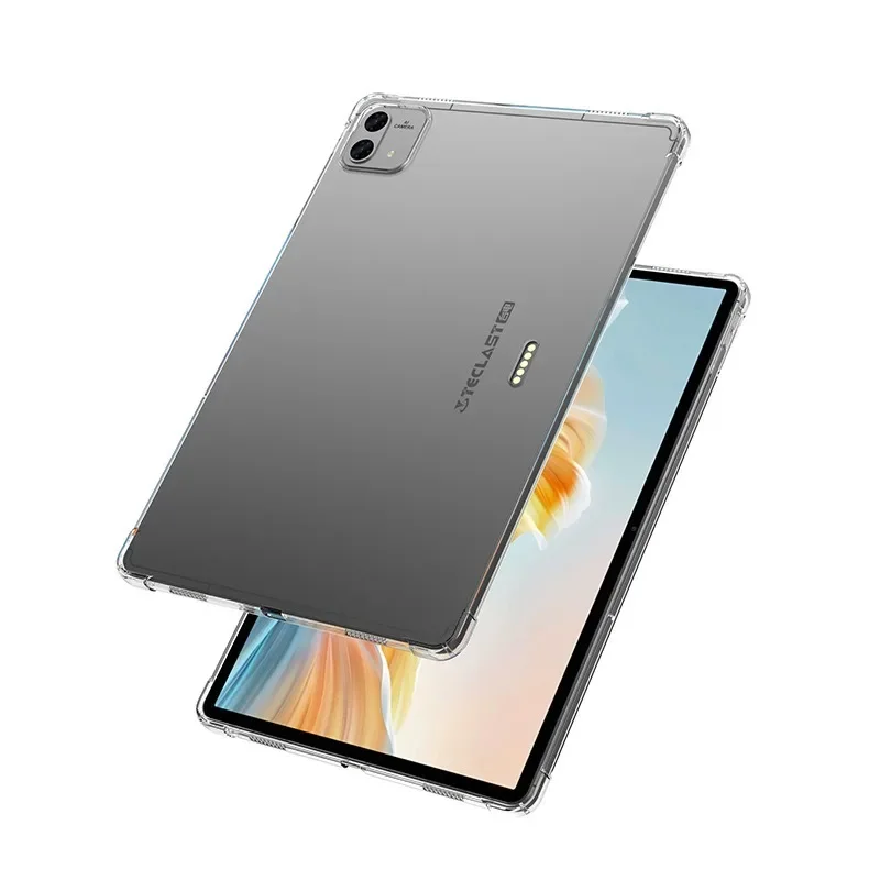 Funda transparente de TPU para Teclast T70 Pro de 14 pulgadas, modelo 2026, con cubierta de silicona suave y reforzada con protección de aire.